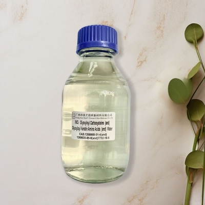 Glyoxyloyl Carbocysteine 50% PH 0,5-1,0 Kuning hingga Amber Cahaya Cairan CAS 1268868-51-4