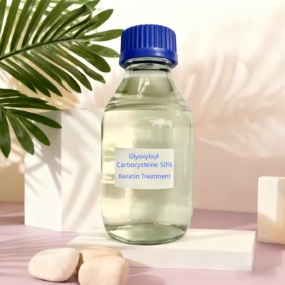 Glyoxyloyl Carbocysteine 50% Kuning Ke Kuning Muda CAS 1268868-51-4 Perawatan Keratin