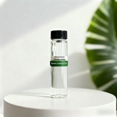 Titik Nyala Tidak Berlaku Amonium tioglikolat 71% Cairan Tidak Berwarna Transparan