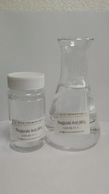C2H4O2S Asam Mercaptoacetic CAS 68-11-1 Untuk kosmetik Farmasi