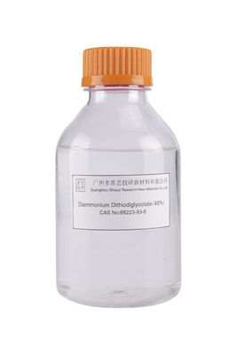 Cairan kuning pucat tak berwarna Diammonium Dithiodiglycolate 240.32 G/mol CAS 68223-93-8 Terurai