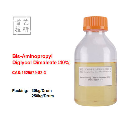 Cairan tak berwarna Bis Aminopropil Diglycol Dimaleate Bau ringan Titik didih > 200oC