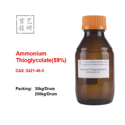 Ammonium Thioglycolate 59% Perawatan Rambut Pengurangi Agen Cairan Tidak Berbahaya Bau Ringan Perm