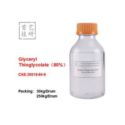 Gliseril Thioglycolate 80% Kristal PH 2.9-3.4 Titik Peleburan 80-90.C Larut dalam air Penyimpanan Di Tempat Dingin dan Kering