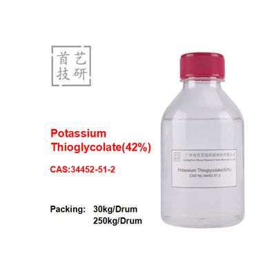 Kalium Thioglycolate 42% Untuk Penyimpanan CAS No. 34452-51-2 > 300.C Titik didih