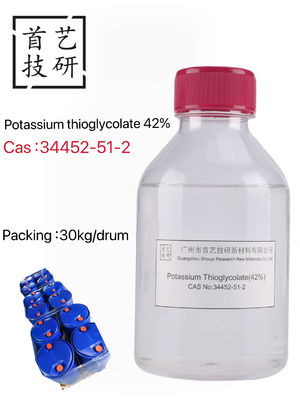 Kalium thioglycolate 42% Cairan tak berwarna dengan kepadatan 1,25 g/cm3