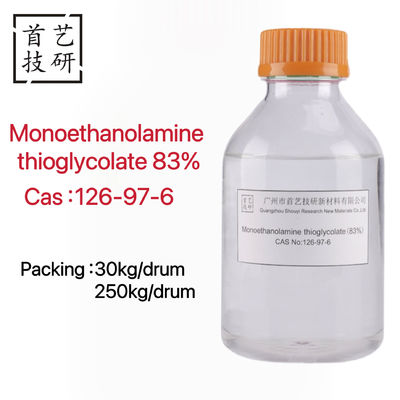 Bau Karakteristik Monoethanolamine Thioglycolate Cairan dengan Rumus Molekuler C4H11NO3S