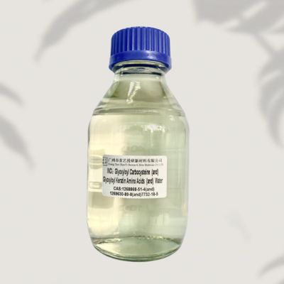 Glyoxyloyl Carbocysteine 50% Kuning Ke Kuning Muda CAS 1268868-51-4 Perawatan Keratin