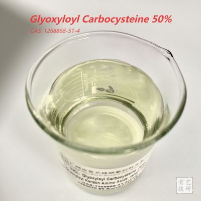 Stabil di bawah kondisi normal Glyoxyloyl Carbocysteine untuk perbaikan rambut