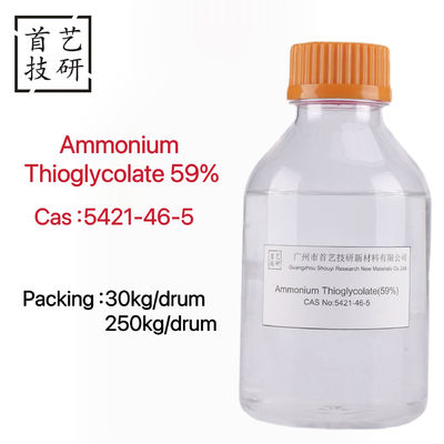 Ammonium Thioglycolate 59% Perawatan Rambut Pengurangi Agen untuk Perming Stabil