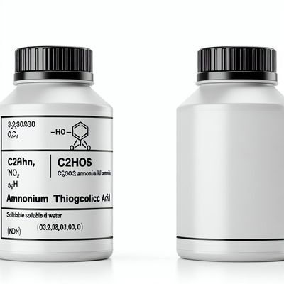 C2H6N2O2S Thioglycolate D Ammonium Thiol bau ringan Larut dalam air