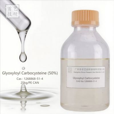 Glyoxyloyl Carbocysteine 50% Bebas Formaldehida 1.27-1.37 g/mL 1268868-51-4